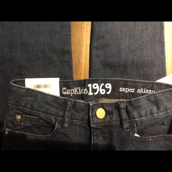 Gap High Rise Skinny Adjustable Waist Sz 7 - Picture 3 of 3